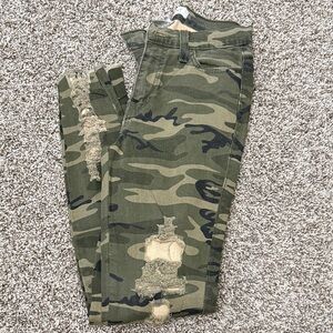 Vibrant Camouflage Skinny Jeans